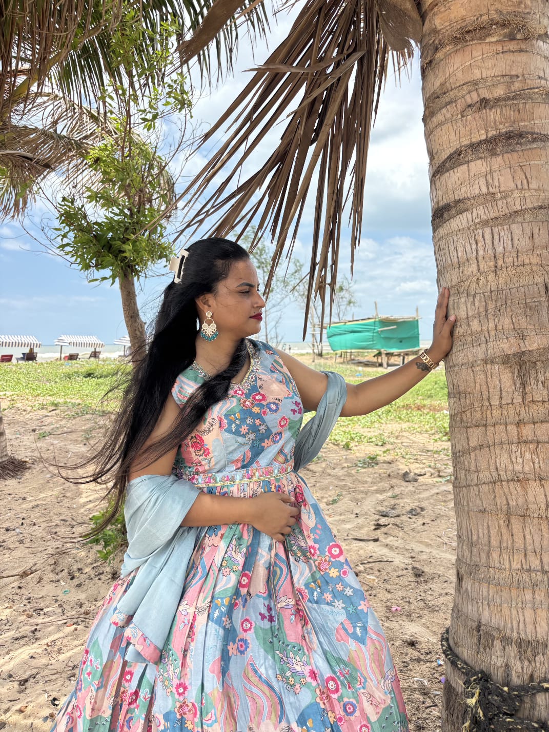 Long Anarkali Frock